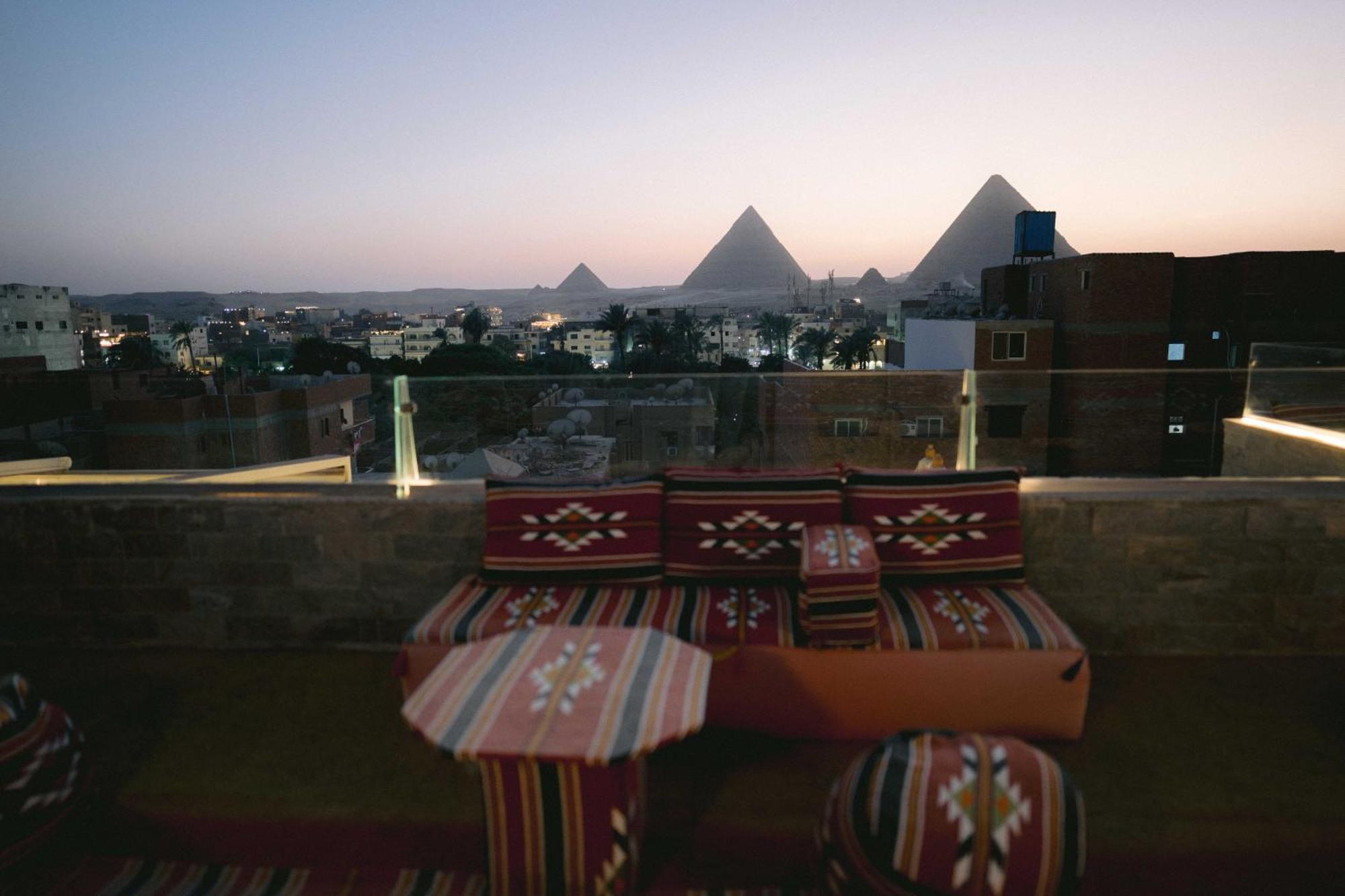Tuya Pyramids Inn Kafret el-Gabal Exterior foto