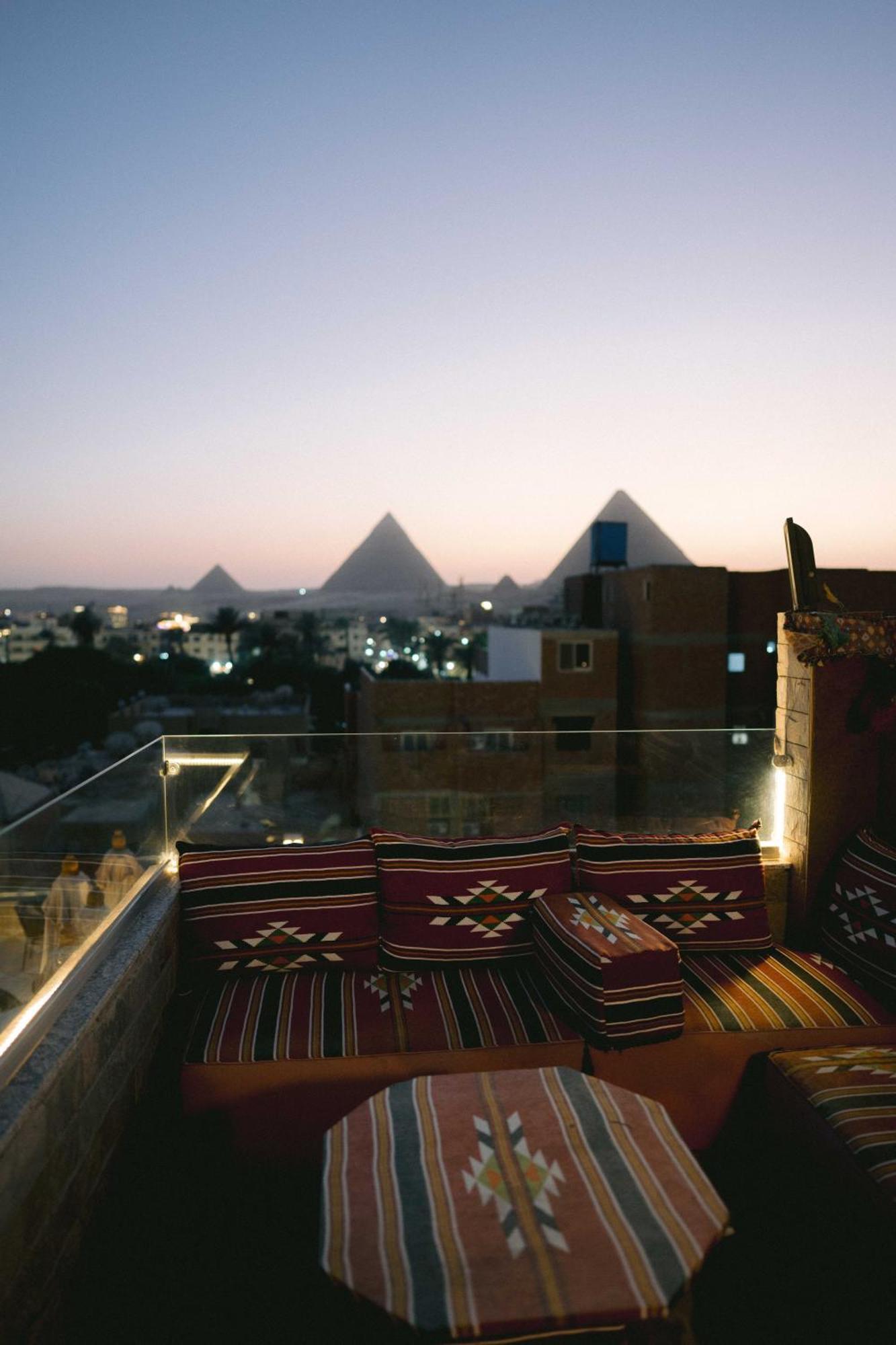 Tuya Pyramids Inn Kafret el-Gabal Exterior foto